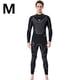 thumbnail image 2 of Trajes de buceo Traje de buceo Secado rápido Pantalones de manga larga de una pieza Sunprotection Manténgase al calentamiento para bucear Snorkeling Surfing Nadando Negro 【M】 kenally OD003281-02, 2 of 7