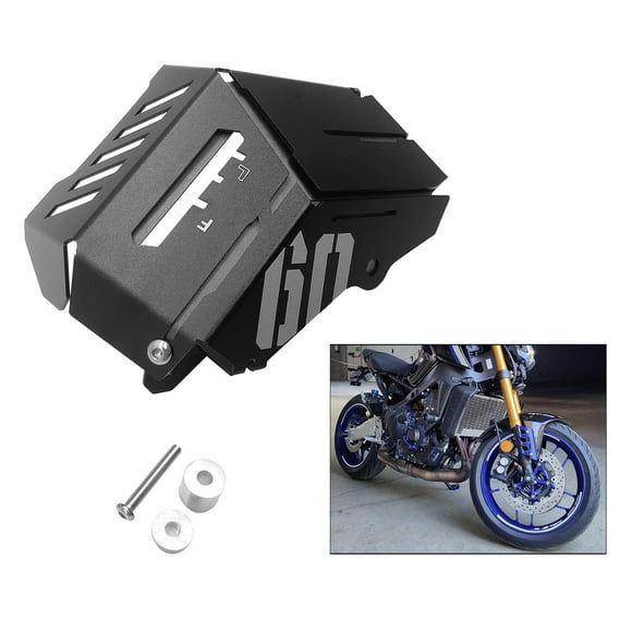 Lohobby Water Coolant Reservoir for FZ-09 FZ09 Black