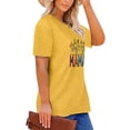 thumbnail image 3 of Anbech Mother's Day Plus Size T-Shirts for Women Graphic Mama And Flowers Print Oversize Short Sleeves T-Shirt with Round Neck, 3 of 4