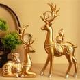 thumbnail image 2 of Attract Wealth Deer Creative Ornaments, Elegant Light Luxury Design With Auspicious Symbolism, Perfect For Home Decoration And Thoughtful Housewarming Gifts, 2 of 5