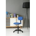 thumbnail image 2 of Hodedah Armless, Adjustable, Swiveling Kids Desk Chair, Blue, 2 of 5