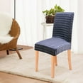 thumbnail image 2 of TOPRenddon Elastic Conjoined Dining Chair Covers – Stretchable One-Piece Slipcovers for Home & Hotel, Spill-Resistant Fabric (Fits 43-48cm Back Height, Machine Washable), 2 of 4