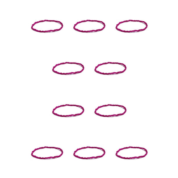 Pulseras de tobillo con cuentas de arroz Jumpingount multiusos para mujer 33