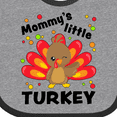thumbnail image 4 of Inktastic Mommy's Little Turkey Boys or Girls Baby Bib, 4 of 4