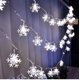 thumbnail image 3 of Árbol de copos de nieve con luz LED, decoración navideña 2024, guirnalda colgante para el hogar, adorno para árbol de Navidad, regalo de Navidad, Año Nuevo, 3 of 5