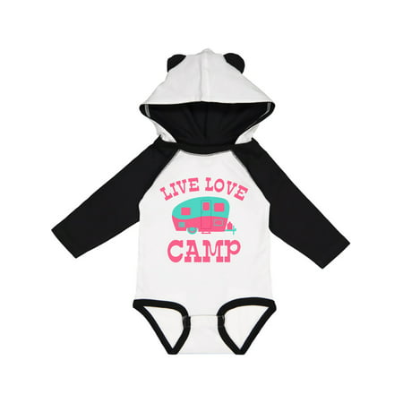 

Inktastic Live Love Camp RV Gift Baby Girl Long Sleeve Bodysuit