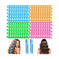 thumbnail image 1 of wonima02 42 Pieces Heatless Waves Hair Curler, No Heat Damage Wavy Hair Curlers with 2 Sets of Styling Hooks, Heatless Curls for Women Girls Long Medium Short Hair (4 Colors,45cm/ 17.7"), 1 of 1