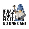 thumbnail image 3 of Reed, Tara 12x12 Black Modern Framed Museum Art Print Titled - Fathers Day Gnome II-Fix It, 3 of 5