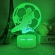 thumbnail image 1 of Lámpara de ilusión 3D con luz nocturna, decoración de fútbol, deportes y anime, 1 of 3