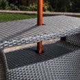 thumbnail image 3 of GDF Studio Prazen Outdoor Wicker Side Table, Gray, 3 of 9