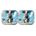 thumbnail image 7 of Haiem Cute Daisy Cow A Car Windshield Sun Shade (2 Pieces) Foldable Windshield Sun Shade Car Accessories for Truck SUV Pickup-Small, 7 of 7