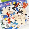 thumbnail image 2 of 5.79" Wooden Puzzle Pack - Cartoon Animal, Car, Alphabet & Number Designs | Educational Learning Game for Youngsters | Perfect Gift for Halloween, Christmas, Thanksgiving, 2 of 5