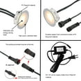 thumbnail image 5 of DAMAIE Pack of 6 Recessed LED Deck Lighting Kits, (Upgrade Version) IP67 Waterproof Outdoor Ground Floor LED Deck Lighting, Low Voltage LED Lights for Garden Steps,Patio,Pool Deck, Decoration, 5 of 5
