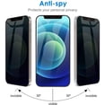 thumbnail image 3 of Paquete de 2 Vidrio Templado Entronix para iPhone 14, 2 Protectores de Pantalla de Privacidad y 2 Protectores de Lente de Cámara, 9H, Antiarañazos, Antiburbujas, Compatible con Fundas, 3 of 7