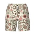 thumbnail image 4 of Lsque Mens Swim Trunks Squirrel In The Forest Pattern - Bathing Suit Compression Liner - Beach Swim Shorts Swimwear - (S-3XL) - Stretch Quick Dry -X-Large, 4 of 9