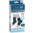 thumbnail image 5 of Copper Fit Ice Plantar Fascia Ankle Compression Sleeve Brace, Black, Small/Medium, FSA HSA Eligible, 5 of 5