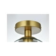 thumbnail image 5 of Living District Baxter 8 Inch Flush Mount Clear Shade in Satin Gold, 5 of 9