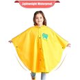 thumbnail image 2 of Poncho Imperméable à Capuche pour Enfants, Durable, Portable, Cape de Pluie pour Garçons et Filles, 2 of 6