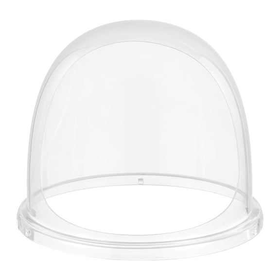VEVOR Cotton Candy Machine Cover, Transparent Acrylic Dome Bubble Shield, Cotton Candy Machine Bubble Shield Compatible with 15inch Cottons Candies Machines Bowl for Party, Shops,Bottom Groove Design