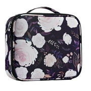 Large Travel Makeup Bag Cosmetic Zipper Organizer Storage Case, Adjustable Dividers