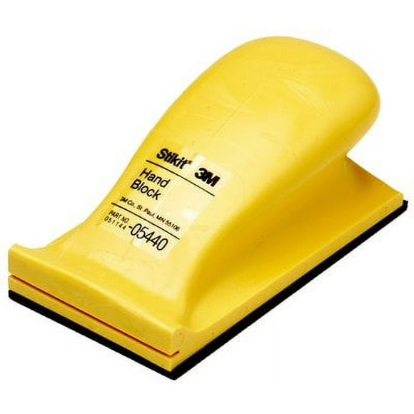 Bloc de Ponçage 3M 05440 Stikit; Jaune; Largeur 2-3/4 Pouces x Longueur 5 Pouces; Accessoire Type PSA; Simple