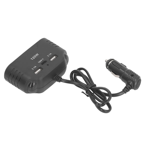 Car Charger Power Converter, Car Cigarette Lighter Adapter Impact Resistance for Vehicle Use