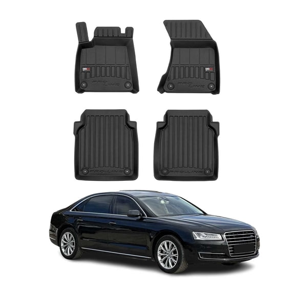 OMAC Premium Floor Mats for Audi A8 Long Version 2010-2017 Heavy Duty 4Pcs