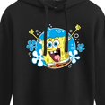 thumbnail image 3 of SpongeBob SquarePants - Yay Spongebob Pose - Juniors Cropped Pullover Hoodie, 3 of 6