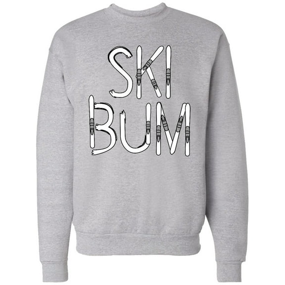 Inktastic Ski Bum Adult Sweatshirt