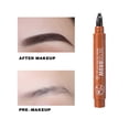 thumbnail image 1 of weibbin Four Sided Beard Brush Eyebrow Pencil Waterproof Sweat Proof Quick Drying 3ml for Grooming, 1 of 6