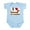 Sky Blue, variant on CafePress - I Love My Wiener Infant Bodysuit - Baby Light Bodysuit, Size Newborn - 24 Months