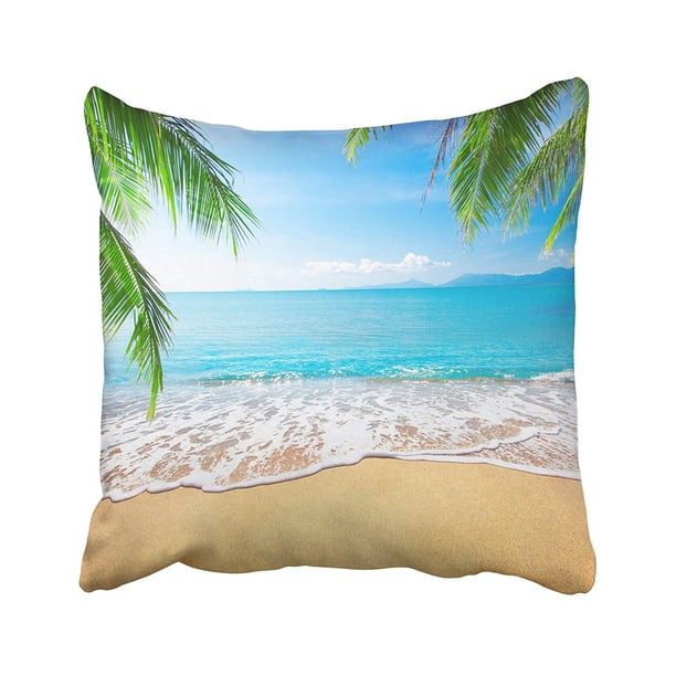 ARTJIA Summer Palm And Tropical Beach Tree Sea Sand Sky Coconut Travel 