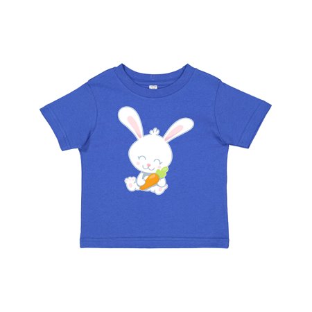 

Inktastic Cute Easter Bunny Holding Carrot Gift Baby Boy or Baby Girl T-Shirt