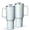 White, variant on Modern 40oz Tumbler– Stainless Steel Insulated Tumbler with Handle and Straw, Large Capacity Travel Cup for Hot & Cold Drinks