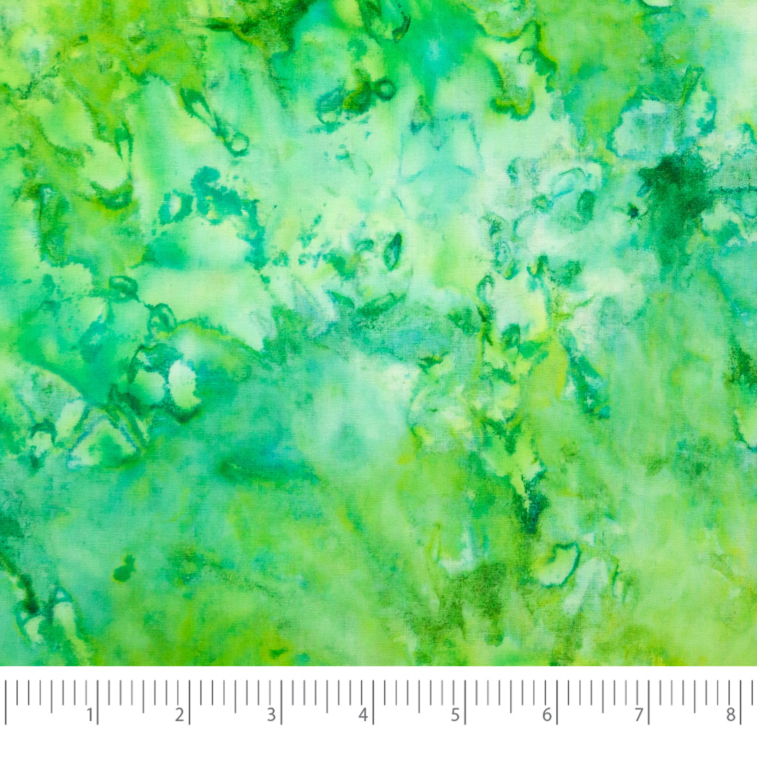 SINGER Fabric Batik 100% Cotton Print Green Tone, 42 inch, Cut by the Yard