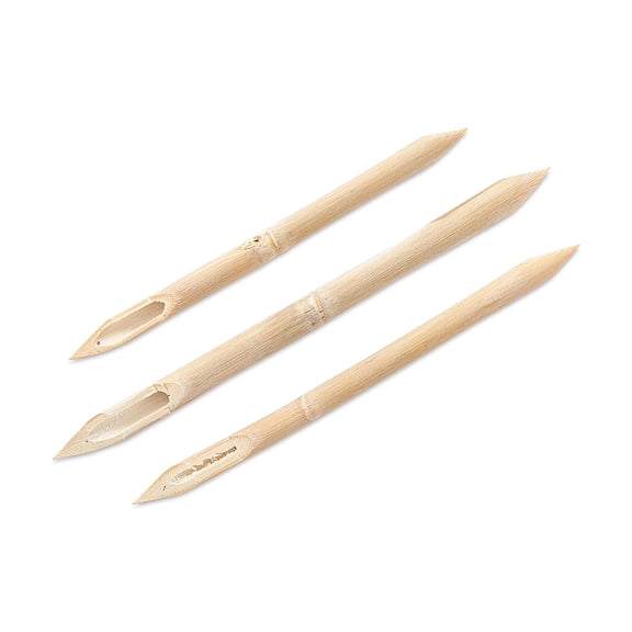 Jack Richeson Strong Bamboo Reed Pens, Assorted Sizes, Pack of 3