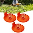 thumbnail image 3 of Feimier Spool Cover Replacement Kit 6 pack AF-100-3ZP with Springs - Compatible with BLACK+DECKER GH400, GH500, CST1000, ST7000 Series - 30ft 0.065\" Line for AFS Trimmers, 3 of 10