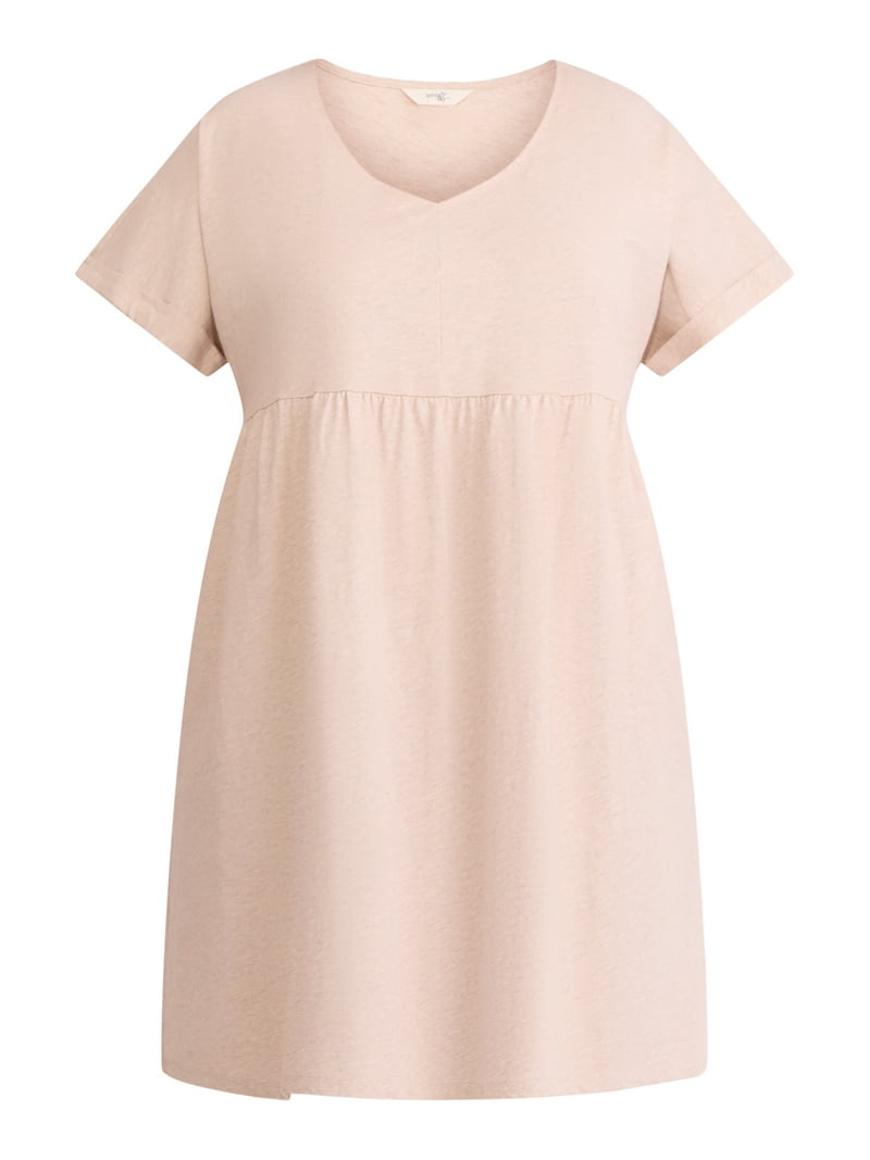 plus size cotton knit dresses Plus Size Liana Knit Dress