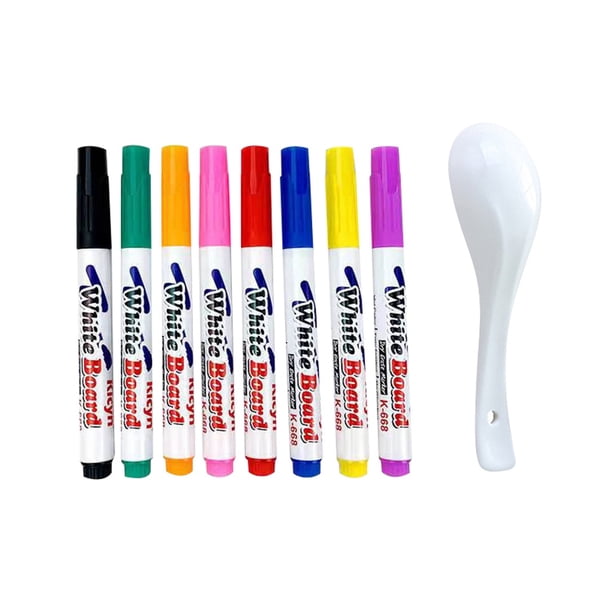 Set De 12 Bolígrafos De Pintura Mágica Con Agua – Rotuladores Borrables Para Garabatos Y Dibujos Flotantes, Regalo Creativo Para Niños