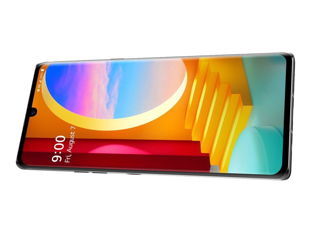LG Velvet - Smartphone - 5G NR - 128 GB - microSD slot - 6.8" - 2460 x 1080 pixels (395 ppi) - P-OLED - RAM 6 GB - 3x Rear Cameras 16 MP Front Camera - Android - T-Mobile - White - image 4 of 9