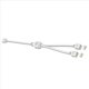 thumbnail image 2 of 3X Cable de Extensión de 5 V y 3 Pines para Placa Base de Computadora, 1 Punto, 2 Concentradores, Extensión de Conexión de Cable, Divisor ARGB,, 2 of 5