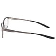thumbnail image 3 of Nike 8048 Full Rim Rectangle Brushed Gunmetal/Black Eyeglasses, 3 of 6