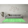 thumbnail image 3 of Ahgly Company Indoor Round Persian Emerald Green Traditional Area Rugs, 7' Round, 3 of 4