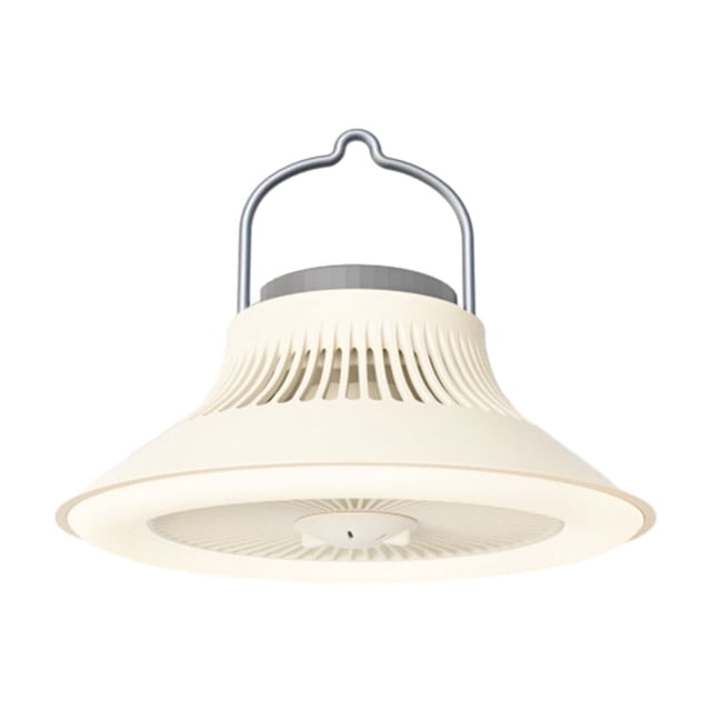 Outdoor Ceiling Fan with Lights 8.26 in Diameter USB Rechargeable 3-Speed Fan Dimmable LED Light Aromatherapy Diffuser for Camping Tent