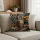 thumbnail image 1 of Funda de almohada estilo campestre con gatitos, inspirada en bordados de imitación, ideal para decoración del hogar. Funda de almohada de poliéster., 1 of 6