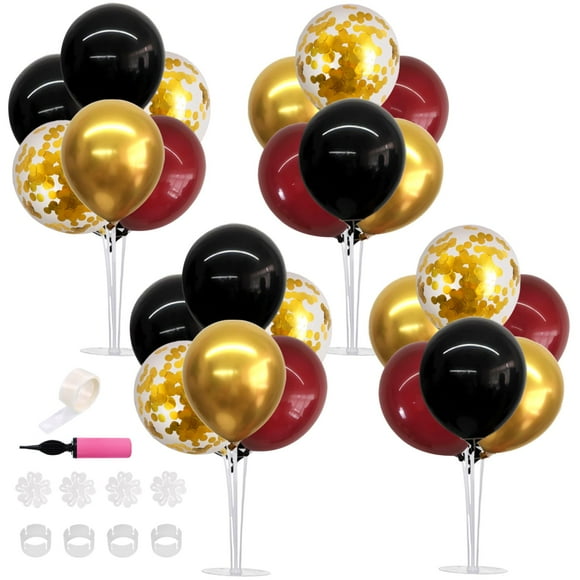 Set TONIFUL de decoración de mesa con forma de globo para centro de mesa, 4 unidades
