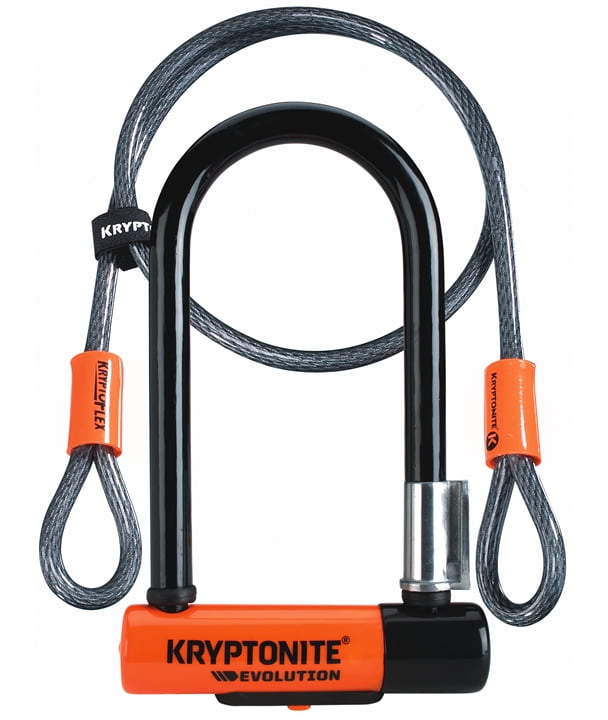 Kryptonite Evolution Mini-7 U-Lock w/Flex Cable