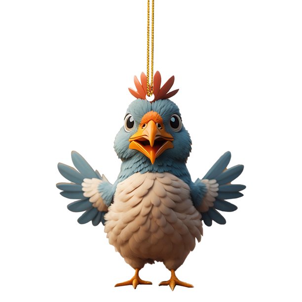 Pollo Dibujos Animados Navidad Lindo Acrílico Creativo