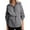 Grey, variant on Oversized Sweatshirt for Women, Yigetop Women's Autumn and Winter New Waist Cinching Outer Shirt Looks Slim Long Sleeved Sweatshirt for Women Pink L