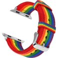 thumbnail image 1 of Correas de reloj de lona duraderas compatibles con Apple Watch 45 mm 41 mm 44 mm 40 mm 42 mm 38 mm, correa de nailon premium para reloj Iwatch Sery 7 6 5 4 3 2 1 Ba, 1 of 5